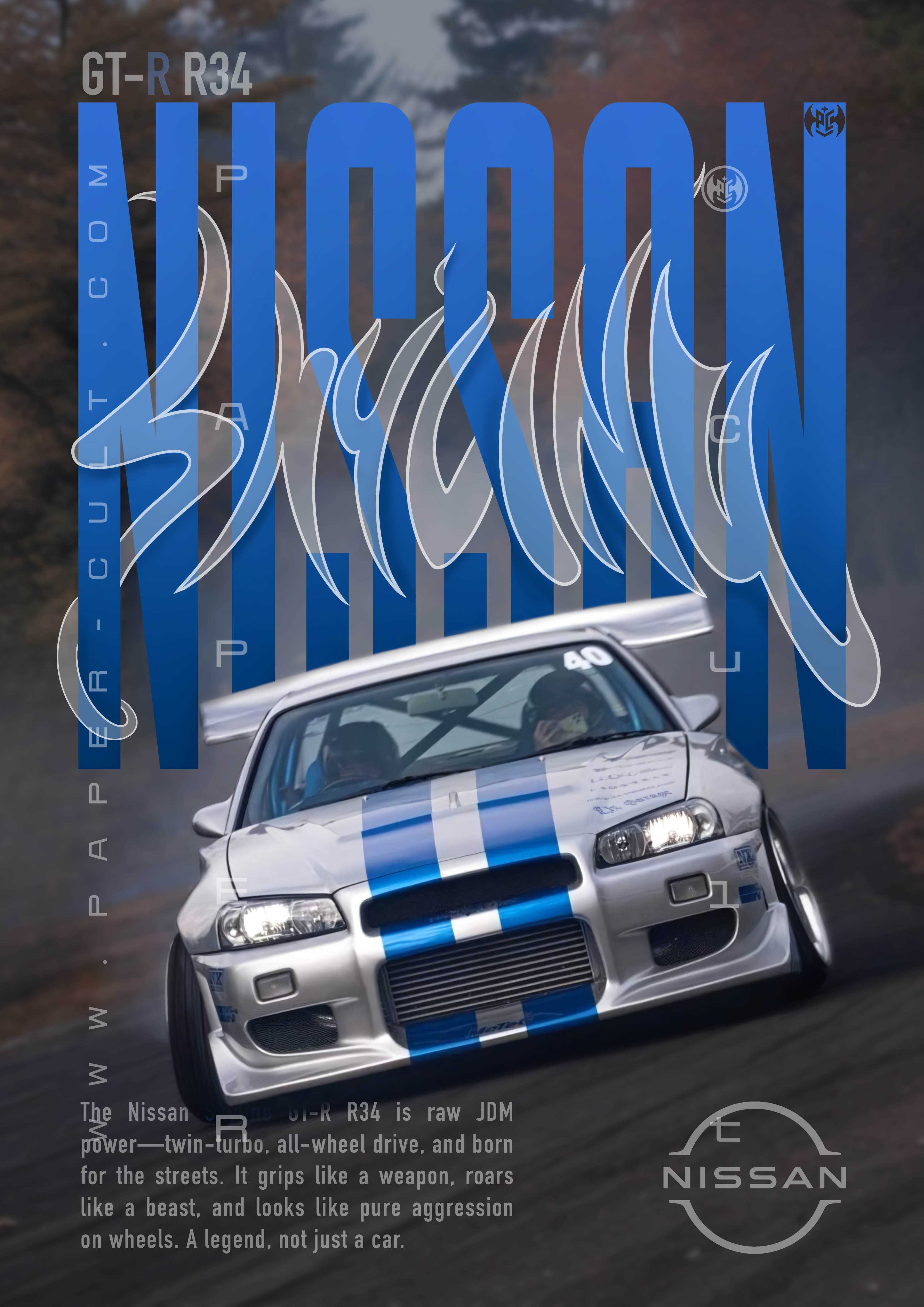 Nissan Skyline GT-R R34 – Paper-Cult