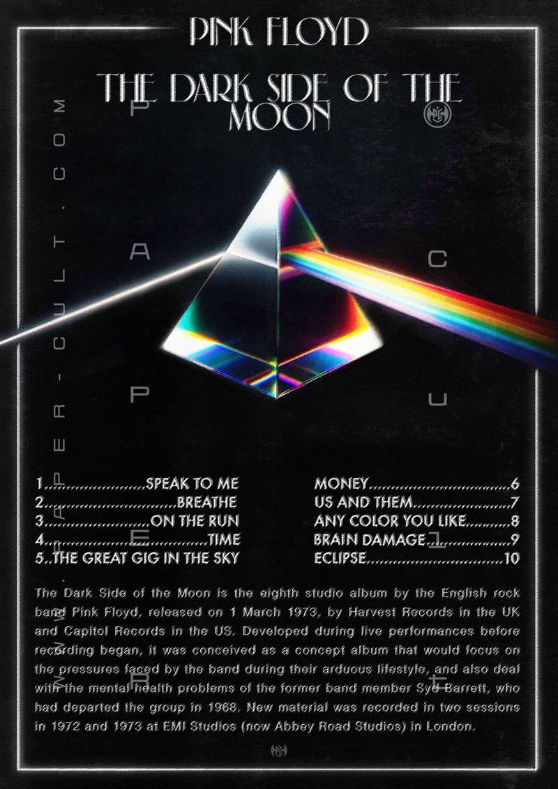 The Dark Side of the Moon – Pink Floyd